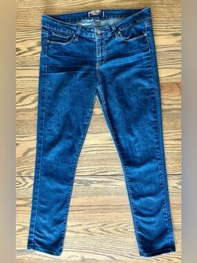 PAIGE Deep Indigo Peg Skinny Jeans, size 31